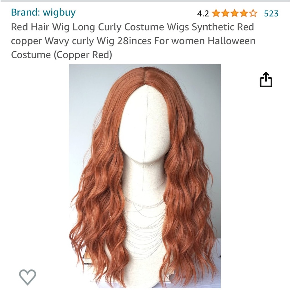Cowboy Copper Wig
